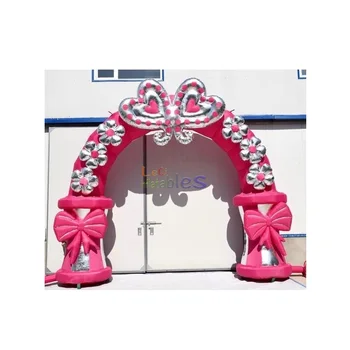 Customized Pink Inflatable Arch Gate Inflatable Wedding Advertising Inflatable Decoration Arch Gate For Sale