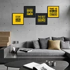 Quote Inspirational Quote Wall Art Canvas Painting Wall Art Decor For Kds Room Classroom