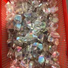 Gem Angel Aura Clear Quartz Irregular Cut Gem Pieces Crystal For Decoration
