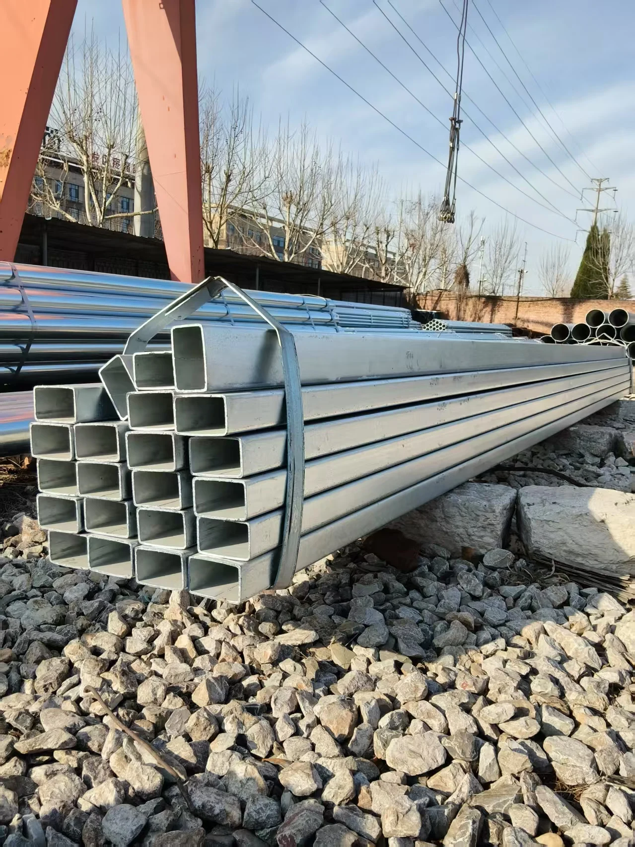Hot-Dip Galvanized S355JR Steel Pipes for Wind Turbines High-Strength TUV Certified 12m Length Fast Lead Time supplier
