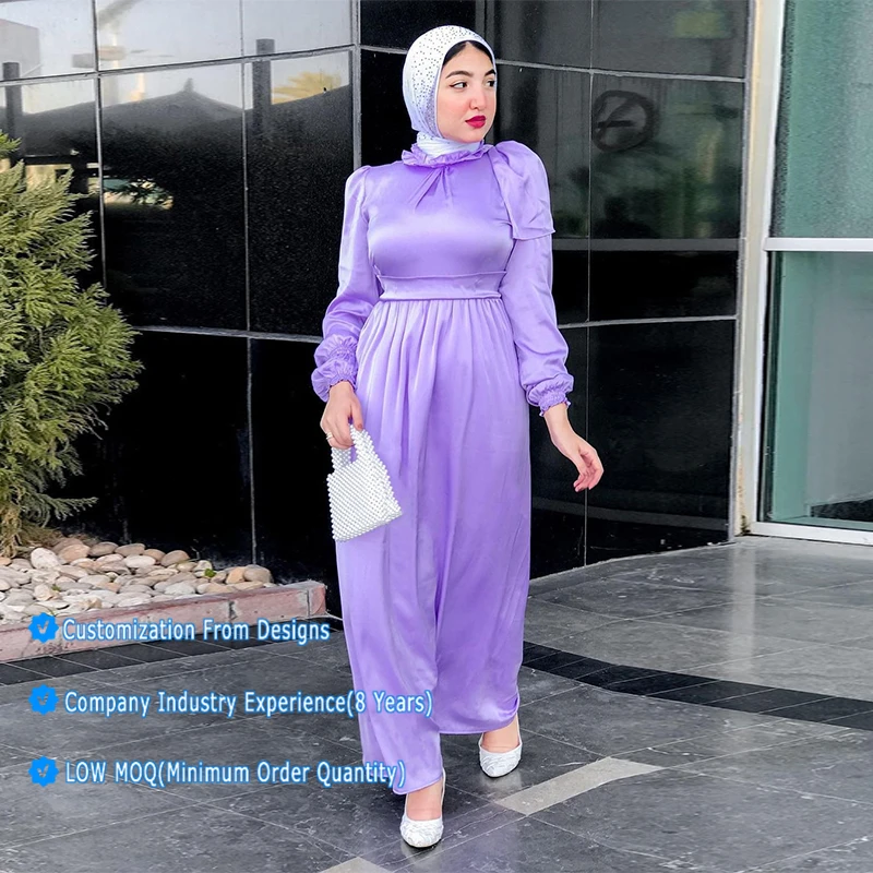 cheese Womens Middle East Long Sleeve Slim Muslim Abaya Dresses 