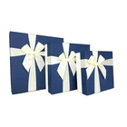 Gift Wedding Custom Luxury Ribbon Closure Paper Cardboard Gift Storage Box Wedding Dress Paper Boxes