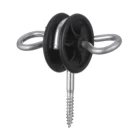 Gate Livestock Farm Electric Fence Wood Post Insulator For Spring And Tape Gate Connection INS034B