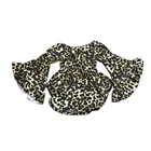 Winter Girls Girl Dress Girlymax Winter Spring Girls Leopard Print Skirt Baby Girl Long Bell Sleeve Dress