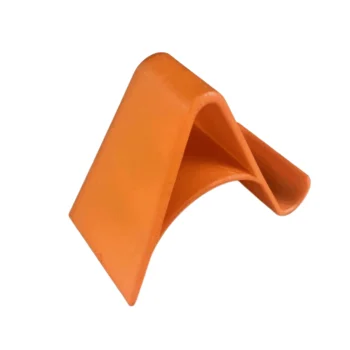 Orange 3D printed phone stand