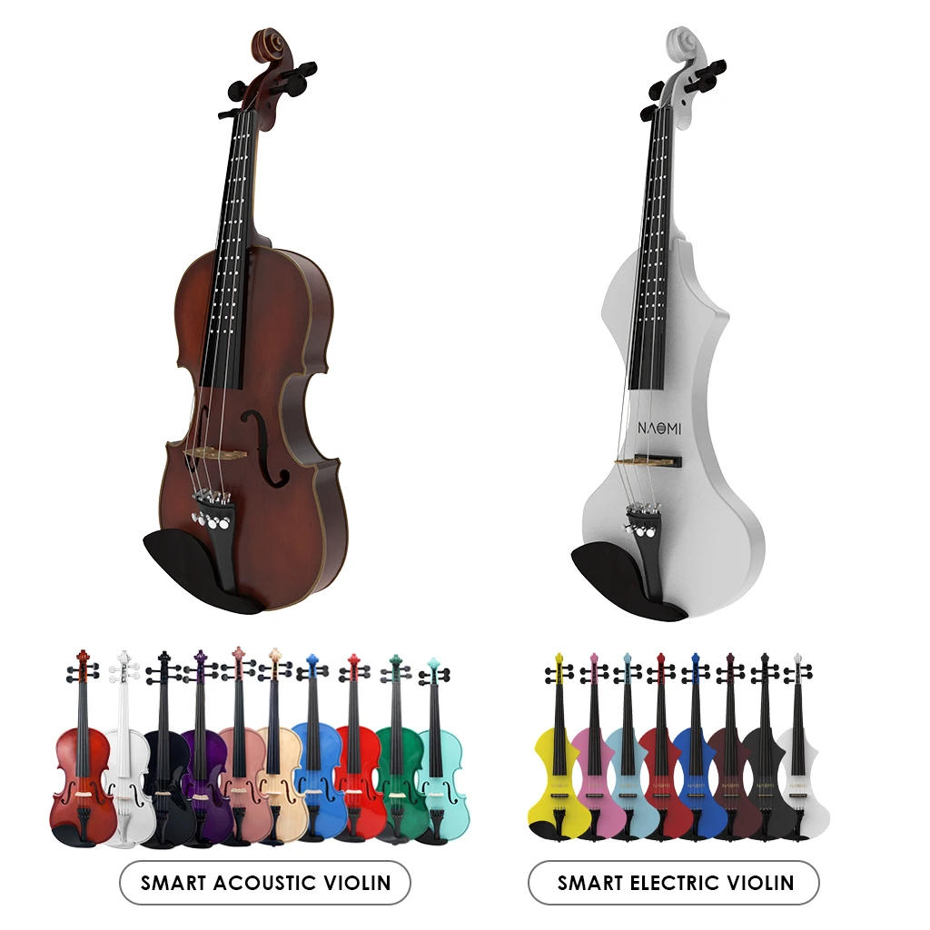 Naomi Original Design Smart Violin Intelligent Fiddle Led Fingerboard