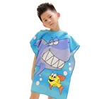 Baby Towel Children's Cartoon Soft Cozy Cloak Summer Kids Baby Can Wear Pool Bath Gym And Bathroom Fun Hooded Beach Towel