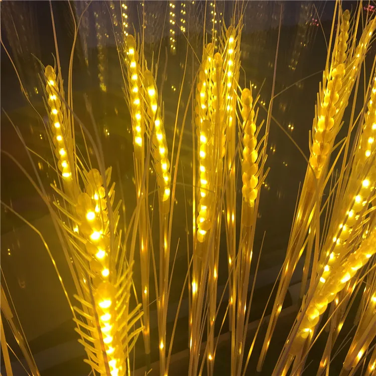 Decorative Rainproof Landscape Ground Lamp Garden Path Lawn Yard Outdoor Simulated Ear Reed led wheat light