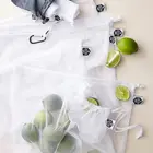 Reusable Mesh Bags Reusable Fruit Vegetables Rpet Mesh Bag Shopping Bag Reusable Rpet Mesh Grocery Veggie Bag