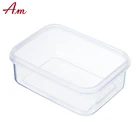 Storage Storage Container 3 Piece Custom 0.4l+0.75l+1.1l Transparent Airtight Container Set For Food Storage