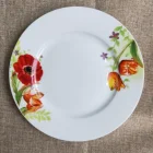 Japanese Customied Logo Dinnerware Japanese Printed Ceramic Tableware Sushi Plate