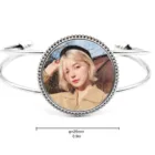 Bracelet Yinsa SL017 Top Sale Sliver Customized Bracelet Sublimation Blanks Diy Women Bracelet Open Bracelet