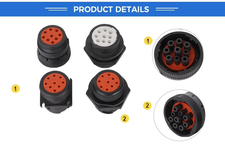 product j1939 9pin black connectordeutsch connector-3