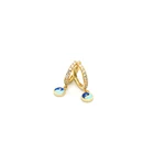 Gold Earrings Fashionable And Good-looking Gold Stud Earrings Cubic Zirconia Earrings Retro Earrings