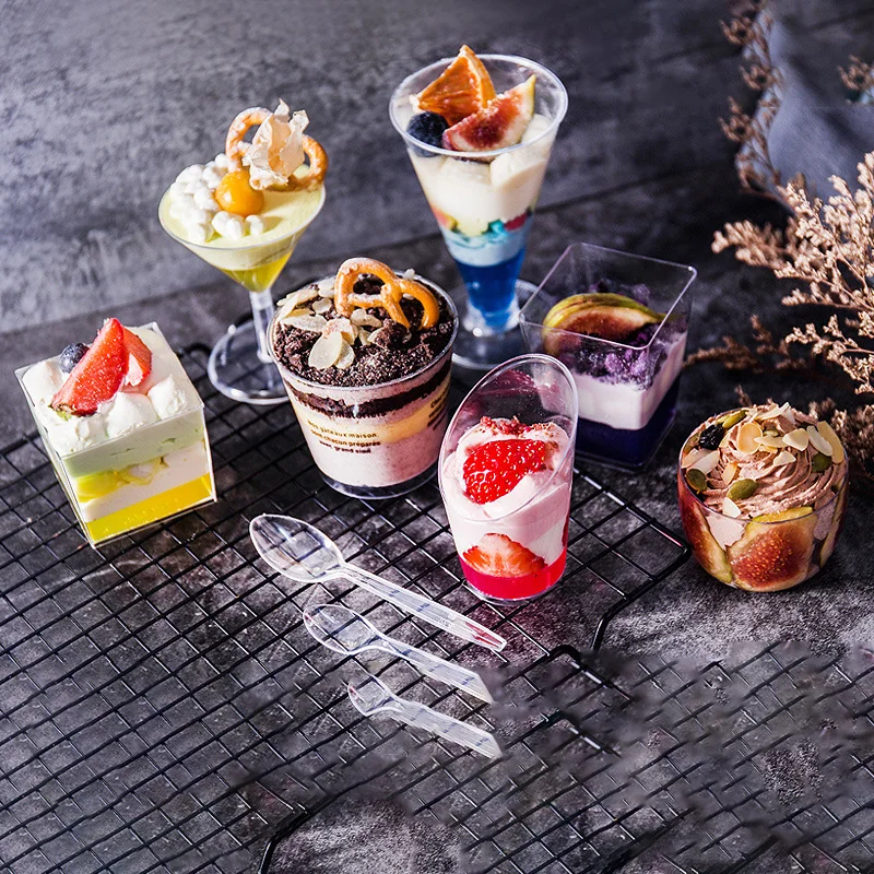 disposable mini dessert cups