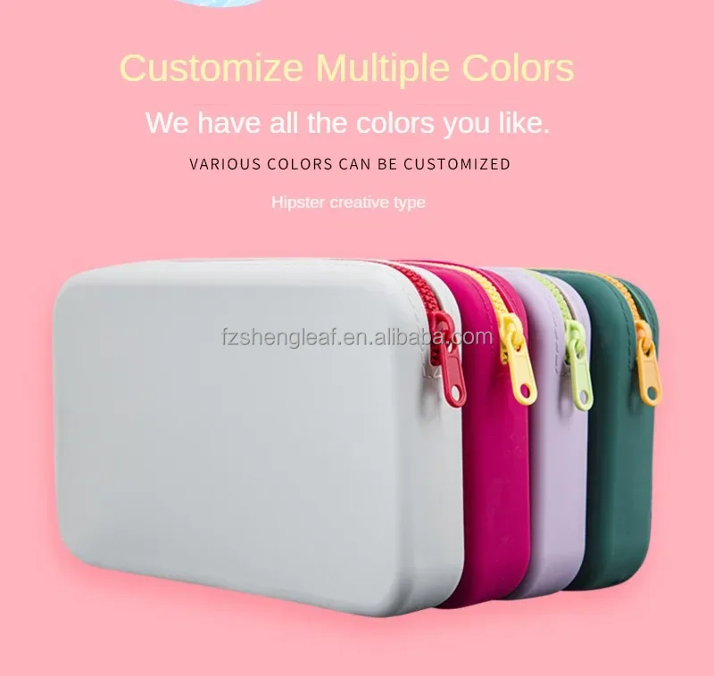 product luxury unisex pvc mini cosmetic bag unique cute zipper pouch for travel ladies women girls custom logo  coin purse case-4