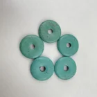 Round Roundround Professional Manufacturer Natural Blue Turquoise Round Turquoise Stones Buckle