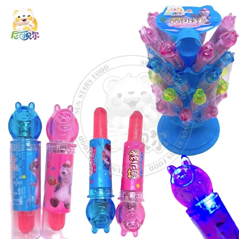 Chinese Snack Mini Fruit Lipstick Shape Toy Candy Healthy Exotic Hard