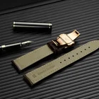 Watch New Design Durable Custom Luxury Handmade Leather Watch Band Stainless Steel Buckle Watch Strap