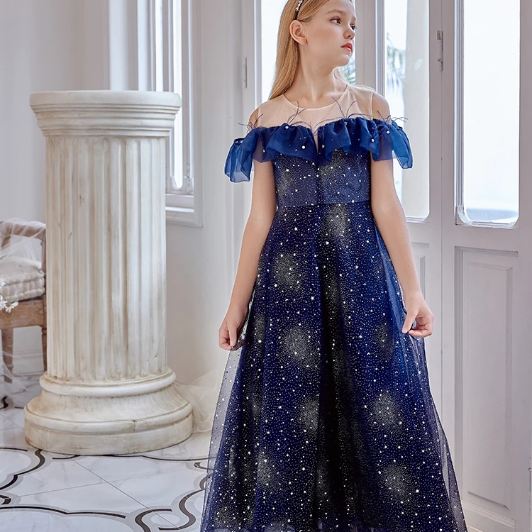 Sequins Bridesmaid Dress Long Junior 