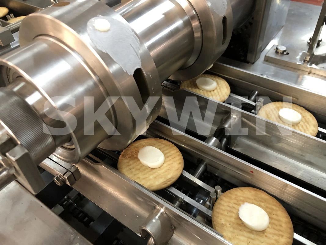 Automatic Complete Production Line Sandwich Biscuit Cream Sandwiching