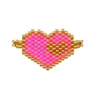 Heart Pendant Heart Popular Japan MIYUKI Bead Cute Heart Pendant For Baby Jewelry