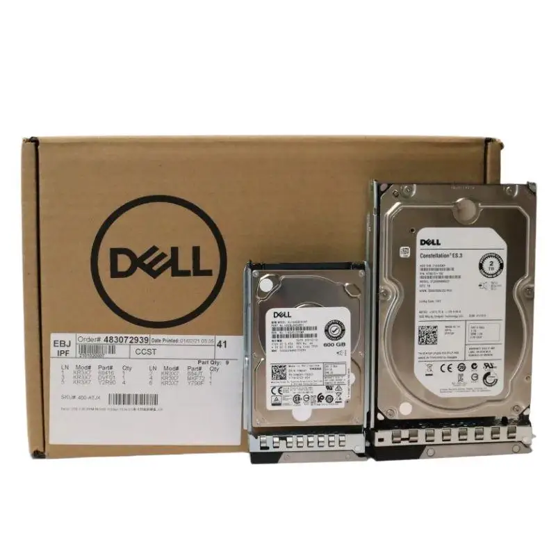 DELL Server Hard Drive SSD 480G 960G 1.92T 3.84T 7.8T 800G 1.6T 3.2T 6.4T SAS SATA 6Gb 12Gb 24Gb SSD for DELL Server Disk