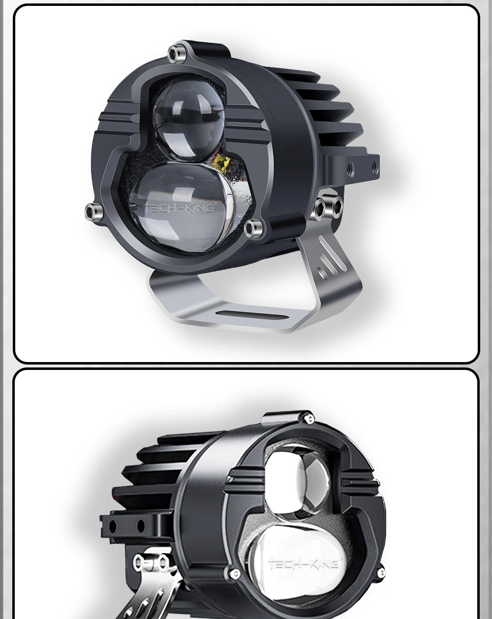 9-36V LED 3 inch 112W Spot Flood Beam White Yellow Driving Pods Fog Lights for Truck ATV Motorcycle Vehicle LED Auxiliary Light