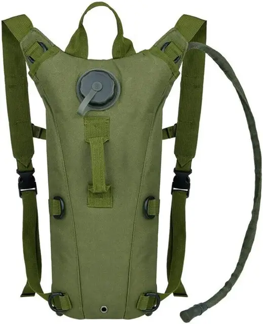 JSH Oxford Big Capacity Water Bags EVA Tactical Hydration Bladder Custom Logo Tactical Molle System Backpack 3L