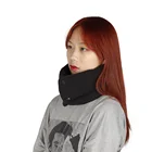 Solid Color Scarf Winter Black Solid Color Custom Color Black Down Scarf Wholesale