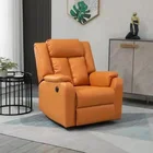 Luxury Manual Recliner Leisure Leather Seat Relax Lazy Movie Cinema Home Theater Massage Sofa Set For Living Room