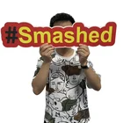 Photo Booth Prop Signs Custom UV Printing Funny Phrases Party Prop Photo Booth Props Pvc Signs