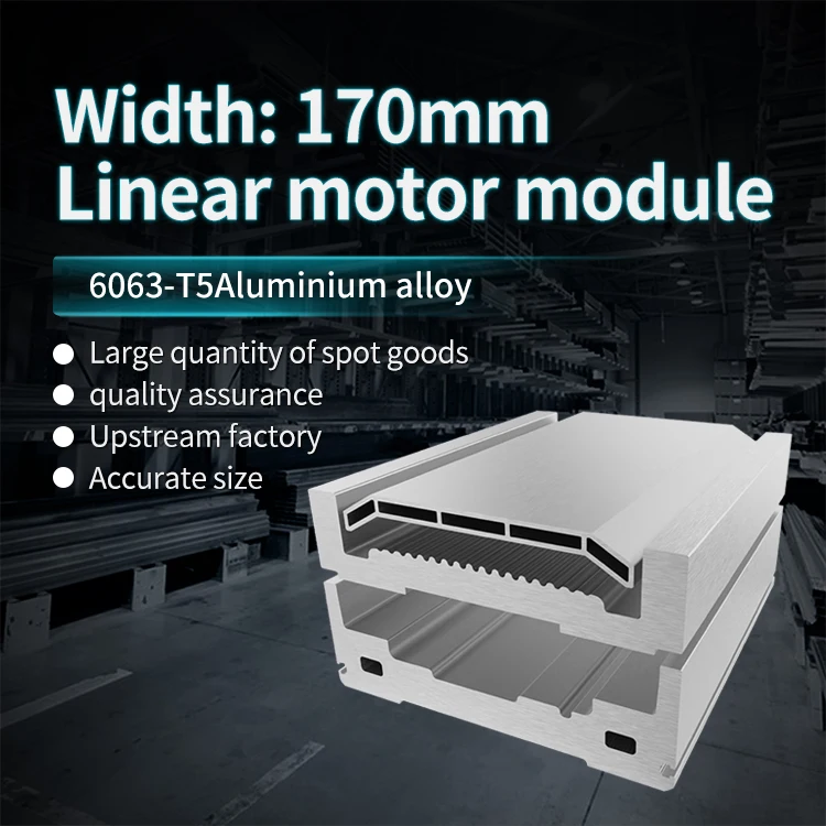 170 Linear Motor Module Aluminum Profile Linear Sliding Table Automatic Mechanical Motion Slider Guide Rail Customization manufacture