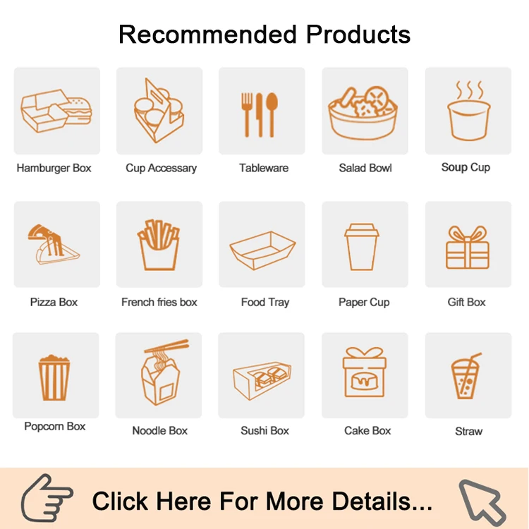 Krabice na jídlo z potaženého papíru Kraft Fast Food Take Away Package Container UV s barevným potiskem Sushi boxy Balení