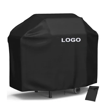 Factory OEM  BBQ Grill Cover 210D Oxford outdoor heavy duty Waterproof Anti-UV Rip-Proof Fade Resistant Garden  Barbecue Covers