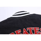 Coat Custom Logo Letterman Jacket High Quality Men Outer Denim Coat