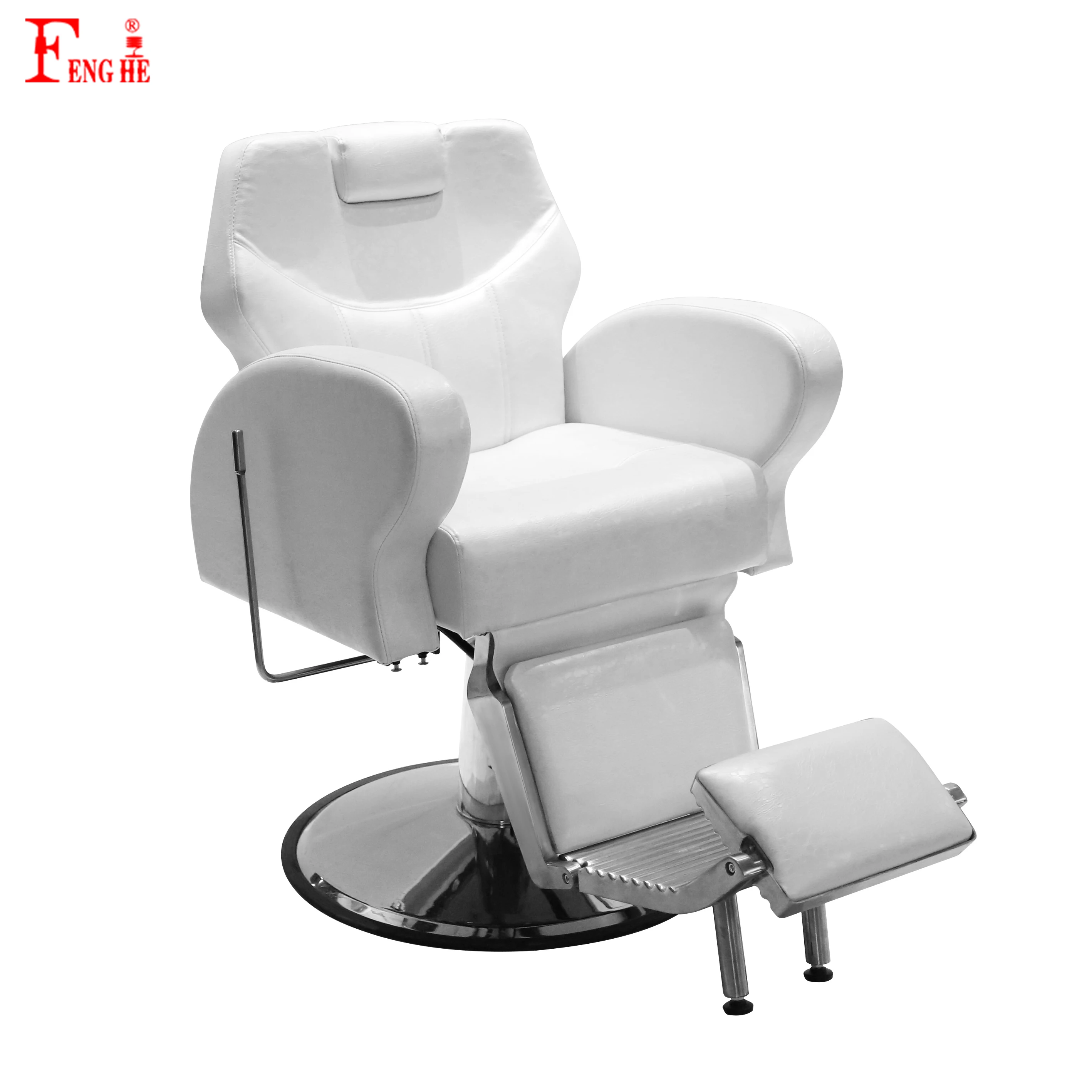 Hot Sale Fashion Design Beauty Salon Furniture Hairstyling White Makeup Luxury Salon Barber Chair