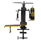 3 Station Combined Home Gym Strength Training Fitness Machine