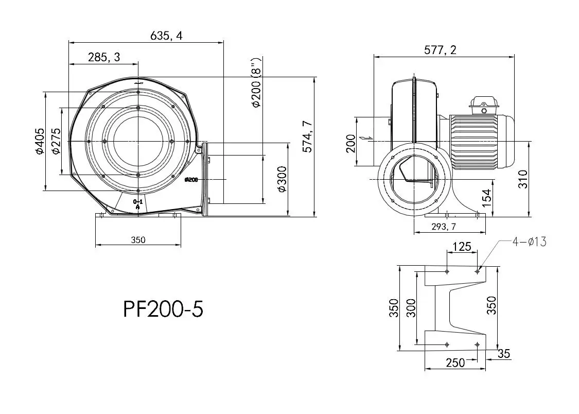 Centrifugal Blower, 5HP, 380V - detail 6