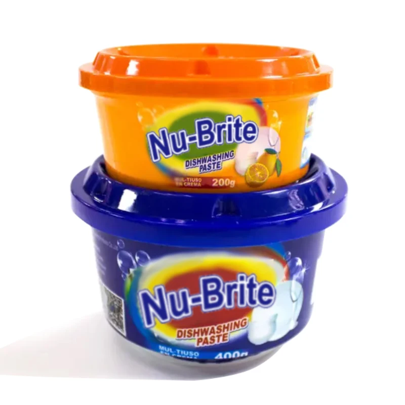 OEM Logo Solid Lemon Perfume Dishwashing Detergent Paste Good Quality Strong Kitchen Cleaner Made China Disposable Factory manufacture