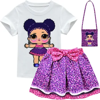 Hot Sale Summer Lovely Kids Boutique Wholesale Cute Baby Girl Summer Clothes Sets Lovely Children Girls Boutique Sets 3pcs
