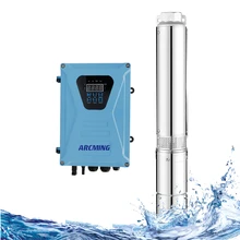 ARP-3-5.5-255-220-2500  220VDC Solar deep well water pump photovoltaic water pump solar powered submersible water pump system