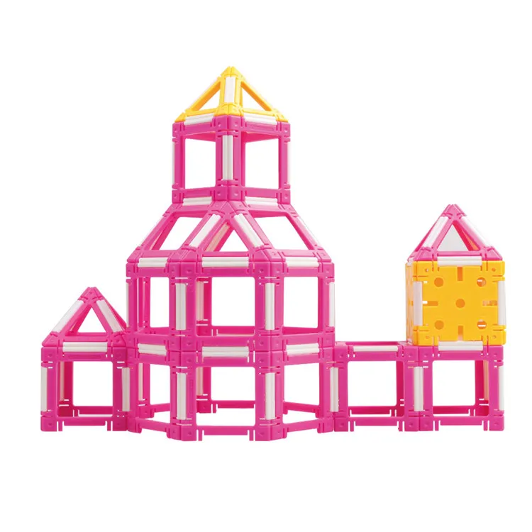 Klikko architectural plastic children rubber deformed 3d block building