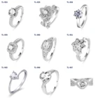 Ring 925 Silver Rings Silverrings Heart Ring Hot Sale Heart Ring 925 Sterling Silver Wedding Rings For Women