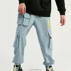 OEM Custom Brand 100% Polyester Light Weight Fashion Streetwear Cargo Pants For Men