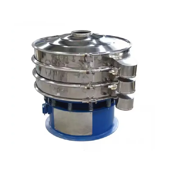 Stainless Steel Rotary Circular Vibrating Screen Grain Separator and Sifter Circular Mesh Rotary Vibrating Screen