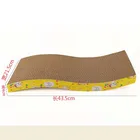 Toy Paper Wholesale Cat Scratch Board Cat Toy S-shaped Cat Scratching Mat Corrugated Paper