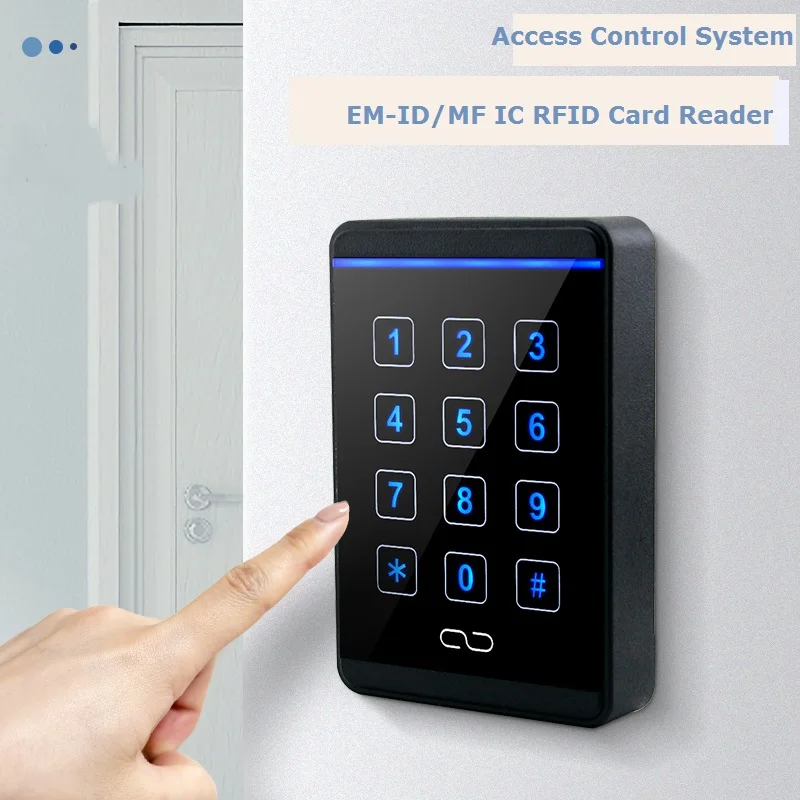 Outdoor Gate Low Frequency Ffid Reader Access Control Reader Key Fob Entry Proximity Reader System for Buildings