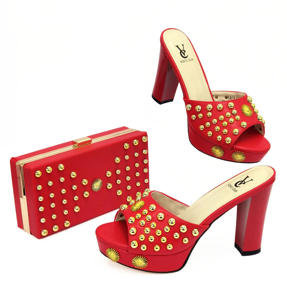 matching shoes and clutch