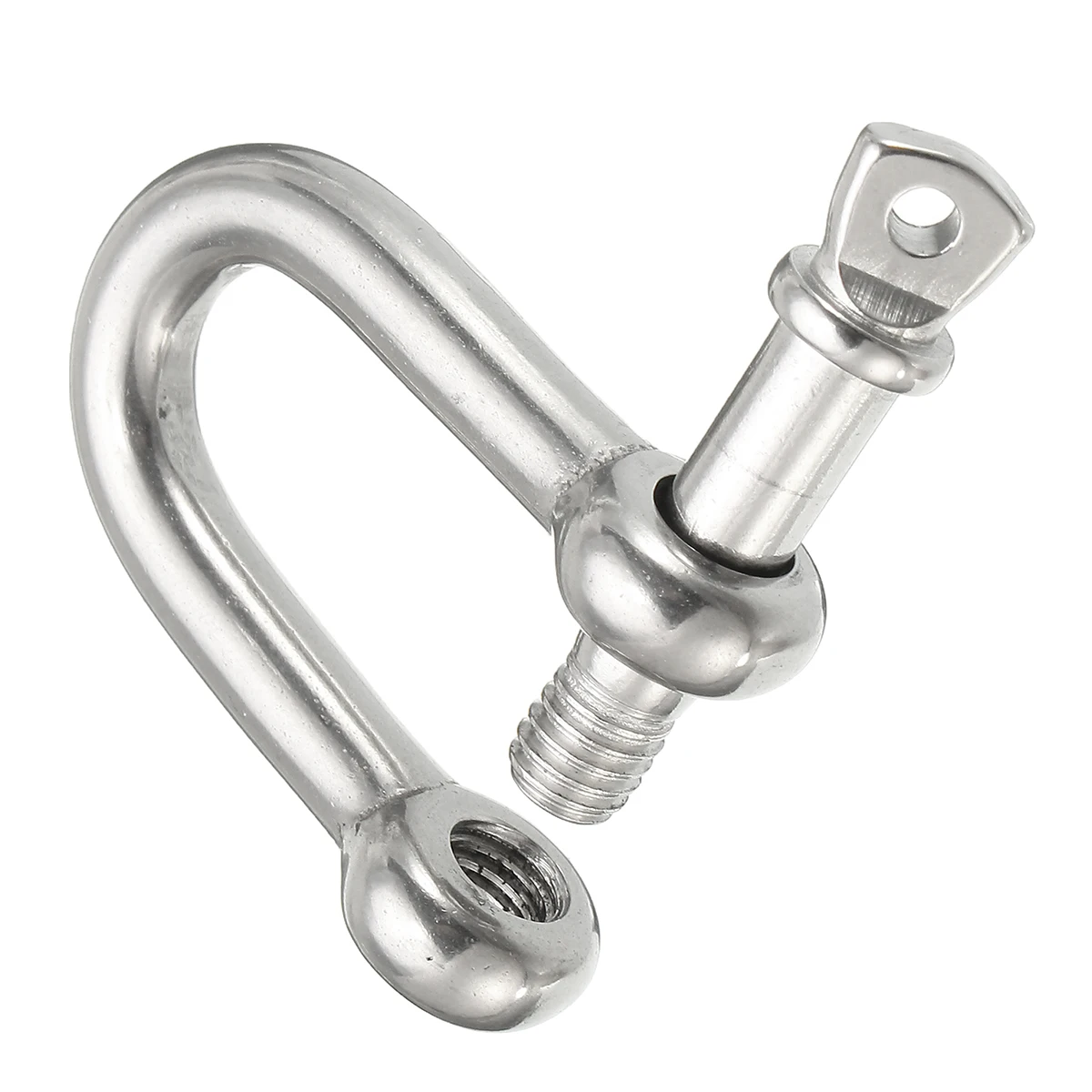 Hiking and Other Outdoor Sports 6mm 8mm 10mm 14mm SMTUNG 304 Stainless Steel D Shape Load Shackle for Camping 